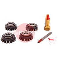 F000261 Kemppi 1.0mm GT04 Heavy Duty Drive Roll Kit for MXP 37