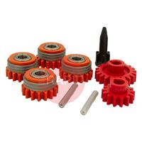 F000288 Kemppi 1.2mm Standard SL500 Ball Bearing Drive Roll Kit for Stainless, MF33