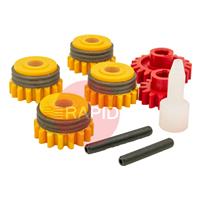 F000289 Kemppi 1.4 - 1.6 / 2.0mm Standard SL500 Drive Roll Kit for Stainless, MF33