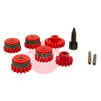 F000299 Kemppi 1.0 - 1.2mm Standard Knurled SL500 Drive Roll Kit for MF33