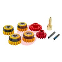 F000302 Kemppi 1.6mm Standard Knurled Ball Bearing SL500 Drive Roll Kit for MF33