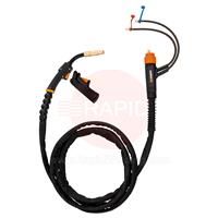 GX405WS Kemppi Flexlite GX K5 405WS Water Cooled 400A MIG Torch, with Euro Connection & Swivel Neck