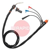 GXE308WA Kemppi Flexlite GXe K8 308W A Water Cooled 300A MIG Torch, w/ Euro Connection & GRE80 Torch Remote