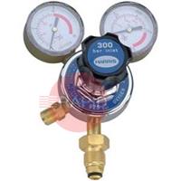 H1037 Harris 925 Oxygen Single Stage Two Gauge Heavy Duty 15Bar, 5/8