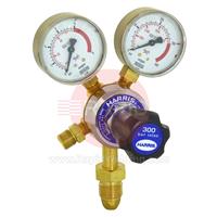 H1109 Harris 801B Oxygen Regulator Single Stage Two Gauge 4.0 Bar, 5/8