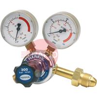 H1116 Harris 901B Regulator, Oxygen, Single Stage Gauge, Side Entry, 10bar, 5/8