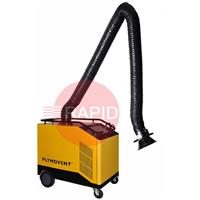 MOBPRO-W3-EA Plymovent MobilePro W3 Mobile Welding Fume Extractor with Economy Hose Tube Arm