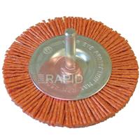 NYCIR75RED Abracs 75mm Filament Circular Brush Red/Coarse