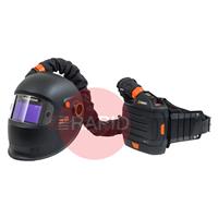 P0741 Kemppi Zeta Fresh Air W211 Auto Darkening Welding Helmet & PFU 210e PAPR System, Shades 8-14