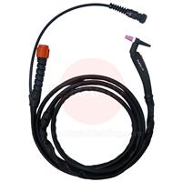 TX163GS Kemppi Flexlite TX K3 163GS Air Cooled 160 Amp TIG Torch, with Swivel Head - 4 Pin