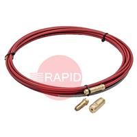 W0ST1012FE Kemppi Steel Wire Liner, for 1.0-1.2mm Ferrous Steel. OD 5.6 - ID 1.8