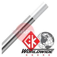 ZirconiatedTungsten CK 0.8% Zirconiated (White) Tungsten Electrode, 175mm (7