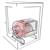 0320500070  Fan 200 x 180 Single