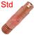 WER0025  Binzel M6 Contact Tip 0.6mm Dia 25mm Long Standard -MB15