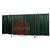 4,035,706  CEPRO Robusto XL Triptych Welding Screen with Green-6 Curtain - 4.4m Wide x 2.1m High, Approved EN 25980