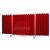 ESG-Plus2-15-60  CEPRO Robusto XL Triptych Welding Screen with Orange-CE Strips - 4.4m Wide x 2.1m High, Approved EN 25980