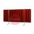 35.27273Y  CEPRO Omnium Triptych Welding Screen, with Bronze-CE Strips - 3.7m Wide x 2m High, Approved EN 25980