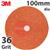 3M-89729  3M 787C Fibre Disc, 100mm Diameter, 36+ Grit, Box of 25