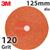 202050-0010-P10  3M 787C Slotted Fibre Disc, 125mm (5