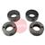 4015565  PATON U-Groove Feed Roller Set of 4 - Aluminium Wire: 1.2 - 1.6mm (4 Roll Drive)