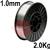 CWCL55  1.0mm Aluminium Mig Wire ER4043, (AlSi5) NG21. 200mm Diameter 2 kg Spool