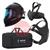 W000278880  Optrel Panoramaxx Hybrid Black Auto Darkening Laser Helmet with Swiss Air System, Shade 5 - 12