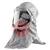 7900060040  Optrel Softhood Long Protective Hood With Fresh Air Connection & Chest/Shoulder Protection - Grey