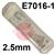 511567-1  Lincoln Electric Conarc 51 SRP Low Hydrogen Electrodes 2.5mm Diameter x 350mm Long. 1.3kg Pack, E7016-1 H4R