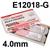 4160.100  Lincoln Electric Conarc 85 SRP Low Hydrogen Electrodes 4.0mm Diameter x 350mm Long. 12.0kg Carton (8 x 1.5kg 28 Rod Packs). E12018-G-H4R