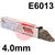 609064  Lincoln Omnia 46 Rutile Electrodes E6013, 4.0mm Dia x 450mm Long 17.7kg Carton (3 x 5.9kg 93 piece Packs) ISO 2560-A: E 42 0 RC 11