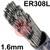 69635  Bohler Thermanit JE-308L Stainless Steel TIG Wire, 1.6mm Diameter x 1000mm Cut Lengths - AWS A5.9 ER308L. 5Kg Pack