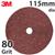 3M-65052  3M 782C Fibre Disc, 115mm Diameter, 80+ Grit, Box of 25