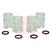 CK-CK2325SFFX  Furick No.8 Pro Pyrex Cup Kit (4x Cups & 4 O-Rings)