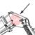 9824000170  Middle Hinge UltraFlex 3/4