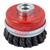 ABWB07014T-1  Abracs Twist Knot Cup Brush 70mm Diameter x M14 Thread (Single)