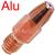 BinzelM8TipAlu  Binzel M8 Contact Tip for Aluminium, 0.8mm - 2.4mm, 30mm Long