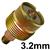 POWERTEC-i450C  Gas Lens Large Diameter 3.2mm 995795S