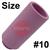 CK-CWMT5127116H  Size 10 CK 3 Series Standard Alumina Gas Cup. 47mm Long x 16mm Bore.