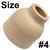 CK-AMT2S5XTD8  CK Ceramic Cup Size #4, 6.4mm Bore, (1/4