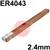 180432R120  Lincoln Superglaze 4043 Aluminium Tig Wire, 2.4mm Diameter x 1000mm Cut Lengths - AWS 5.10 ER4043. 5.0kg Pack