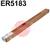 ED70196  Lincoln Superglaze 5183 Aluminium TIG Wire, 1000mm Cut Lengths - AWS 5.10 ER5183. 5Kg Pack