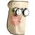 EF813000  Leather 30cm Mask with Flip Up Goggles (Monkey Mask)
