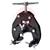 5002.820  Black Bridge Pipe Clamp, 1 - 2.5