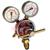 H1385  Harris 925 Inert Gas Regulator 10 Bar, Single Stage Two Gauge Heavy Duty 300 Bar Inlet, with Flair Nipple Outlet