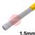 RO391506  SIF SILVER SOLDER No 39, 1.5mm Brazing Wire, 6 Rod Pack