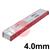 W000287411  Oerlikon Spezial Low Hydrogen Electrodes 4.0mm Diameter x 450mm Long. 2.6kg Vacpac (40 Rods). E7016-H8