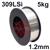 WO341240  SIF SIFMIG 309LSi 1.2mm Diameter 5KG Spool, EN ISO 14343: 23 12 LSi, BS: 2901 309 S93