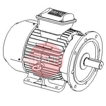 0000100606  Motor TEV-765; 230-400V /3ph /50Hz
