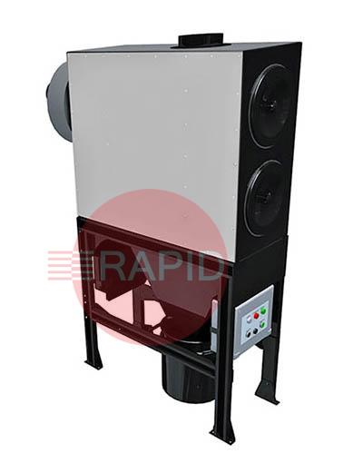 0000100829  Plymovent MDB-2F MultiDust Bank (plug & play) Central Filter System with Integrated Fan, 400v 3ph