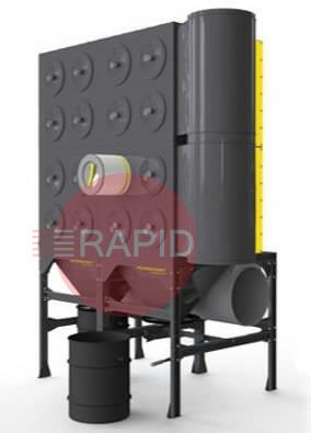 0000100845  Plymovent MDB-6 MultiDust Bank Central Filter System Package